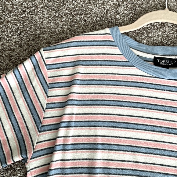 TOPSHOP Striped Top - Picture 2 of 3